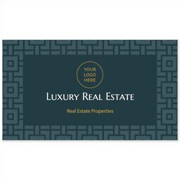 Business Card with Luxe Pattern design