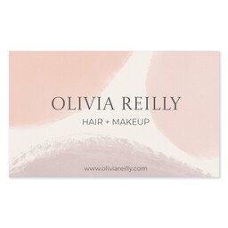 White Vinyl Rectangle Sticker 4.5"x7.5" with Soft Watercolor design