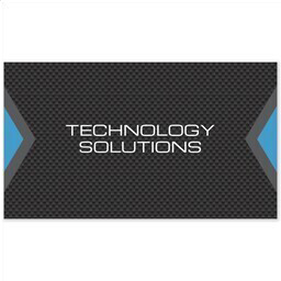 Business Card with Tech Focus design