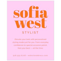 Poster, 11x14, Glossy Photo Paper with Bold Color design