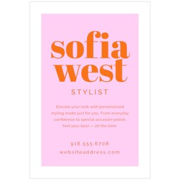 20"x30" Board Print (Bordered) with Bold Color design