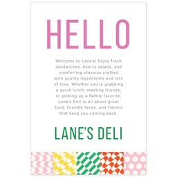 Poster, 24x36, Satin Photo Paper with Bright Blocks design