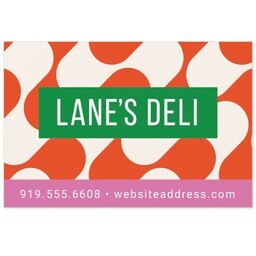 4"x6" Direct Print Magnet with Bright Blocks design