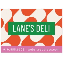 5"x7" Direct Print Magnet with Bright Blocks design