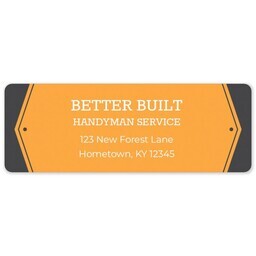 Address Label Sheet with Built Strong design