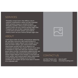 Print: 5x7, Matte with Classic Monogram design