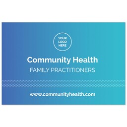 Print: 4x6, Matte with Healthcare Gradient design