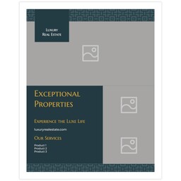 11"x14" Board Print (Bordered) with Luxe Pattern design