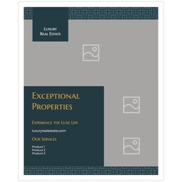 16"x20" Board Print (Bordered) with Luxe Pattern design