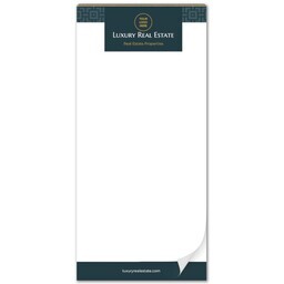 Magnetic Notepad with Luxe Pattern design