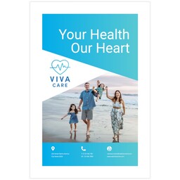 20"x30" Board Print (Bordered) with Modern Clinical design