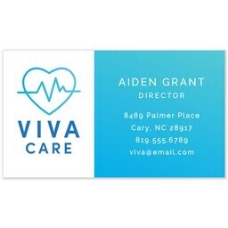 Business Card with Modern Clinical design