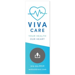 2'x6' Same Day Banner with Tabs with Modern Clinical design