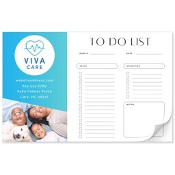 11"x17" Personalized Pad with Modern Clinical design