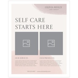 11"x14" Board Print (Bordered) with Soft Watercolor design